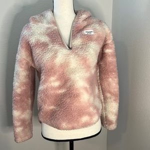 Abercrombie Kids girls comfy pullover fleece hoodie jacket, size 13/14